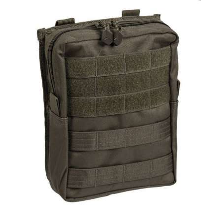 Poche TACTIQUE LARGE 19x23 cm SYSTEME MOLLE MILTEC TAN